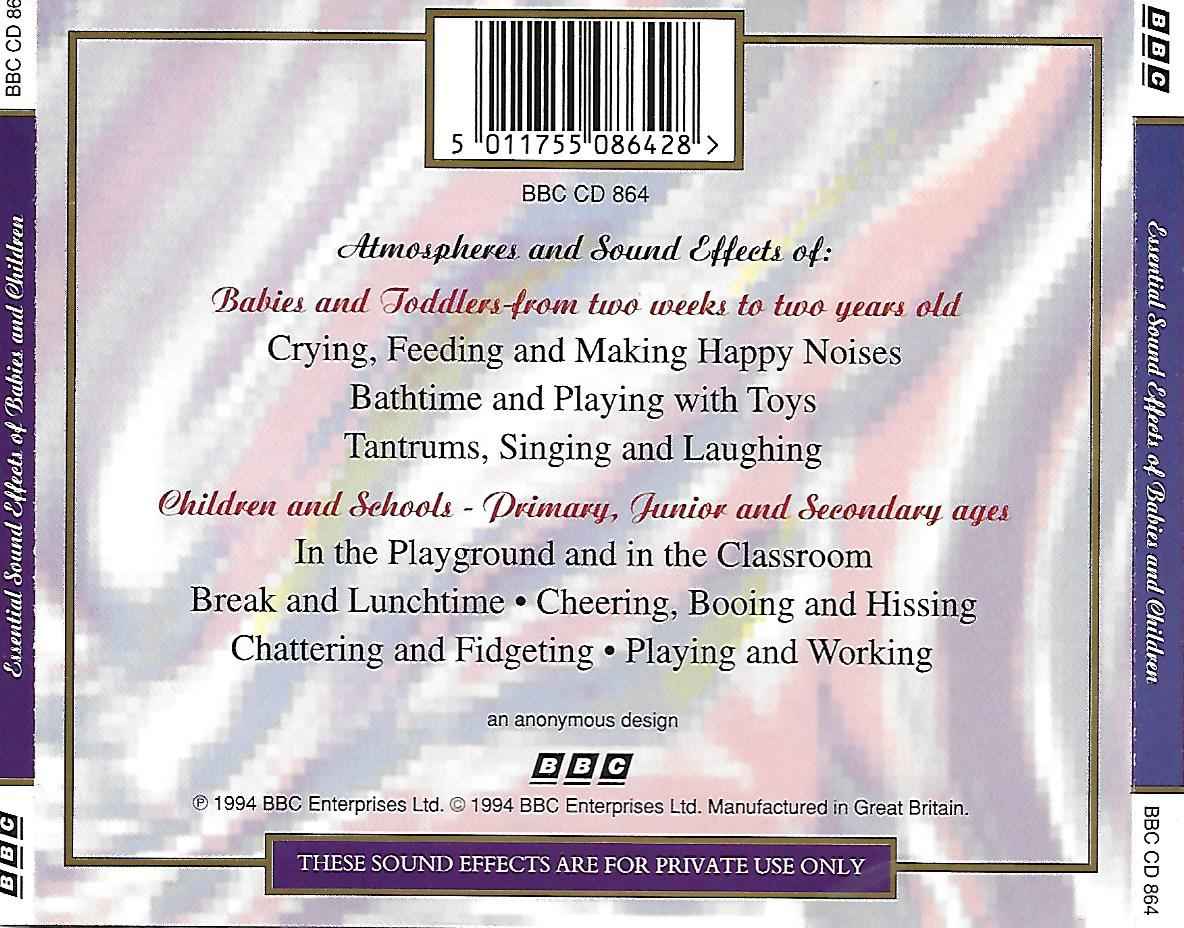 Back cover of BBCCD864